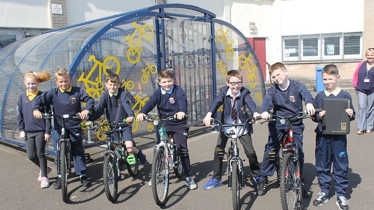 Balornock Primary pupils