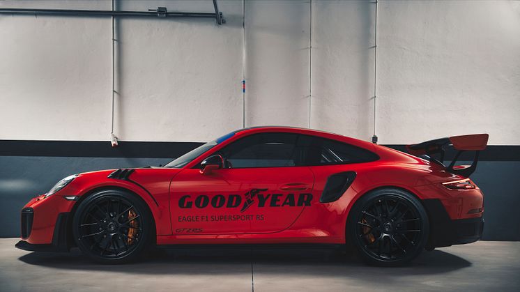 Goodyear Eagle F1 SuperSport RS -rengas:  kehitetty Porsche 911 GT2 RS:lle ja GT3 RS:lle 