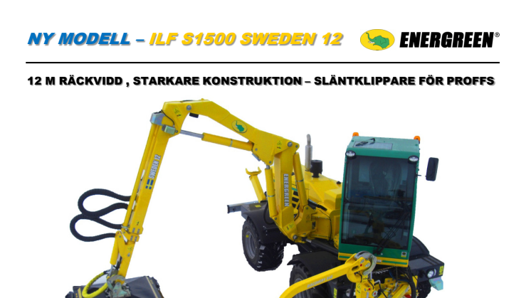 Produktblad Energreen ILF S1500 Sweden 12
