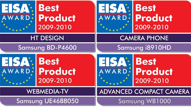 Årets grönaste tv från Samsung enligt  europeisk organisation för fackjournalister