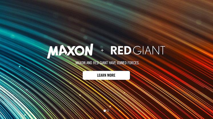 Maxon and Red Giant to Combine Forces