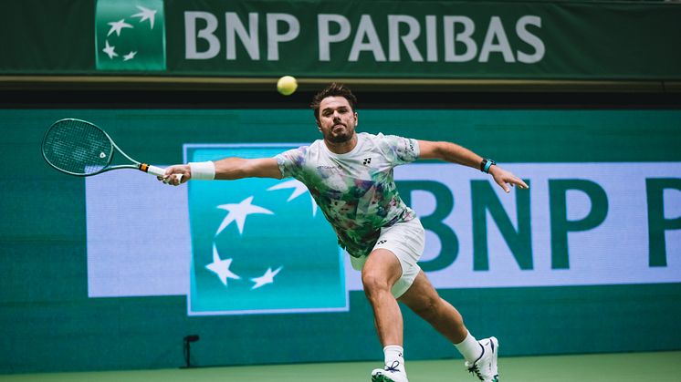 Stan Wawrinka at the BNP Paribas Nordic Open 2023