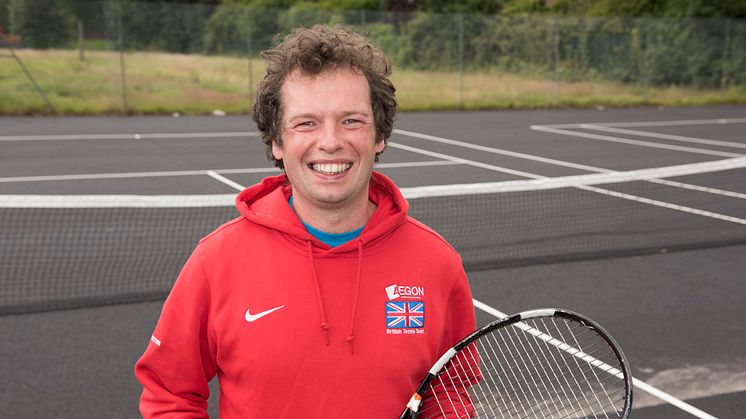 Tennis coach Paul Jessop
