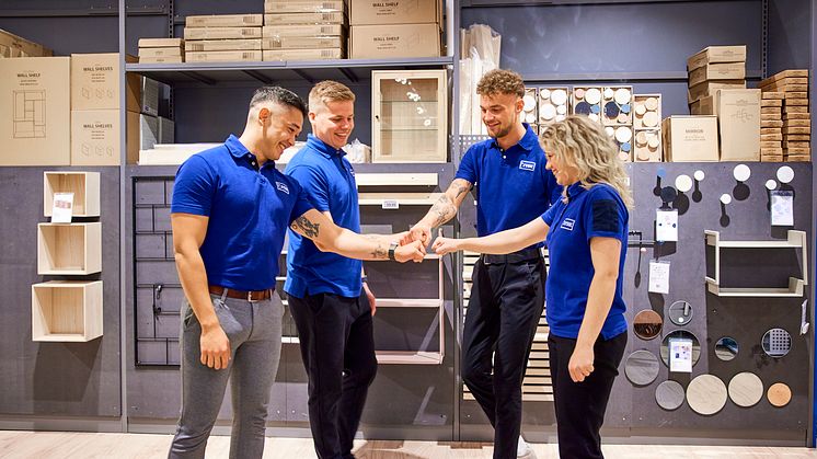 Ein Storeteam bei JYSK