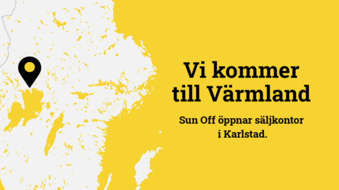 Sun Off kommer till Karlstad