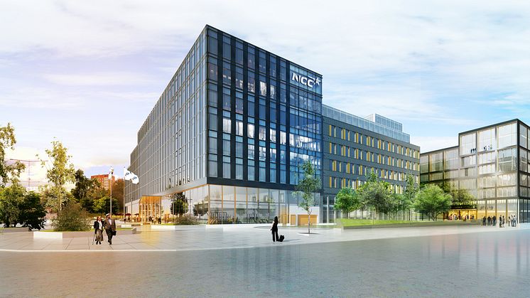 NCC:s nya huvudkontor kommer att ligga i Solna. Bild: NCC