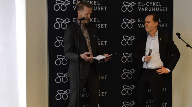Trafikborgarrådet Daniel Helldén frågas ut av Klas Elm, VD Svensk Cykling