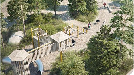 Invigning av äventyrslekparken på Östra Ersboda