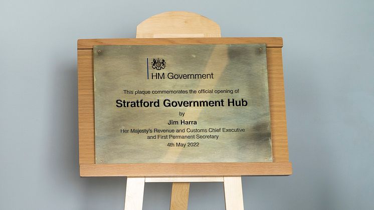 Stratford Regional Centre plaque