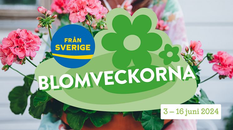 Under Blomveckorna Från Sverige lyfter vi svenskodlade blommor, perenner och vedartade växter tillsammans med svenska odlare, handelsträdgårdar, handeln och andra aktörer i växtbranschen som använder ursprungsmärkningen Från Sverige.