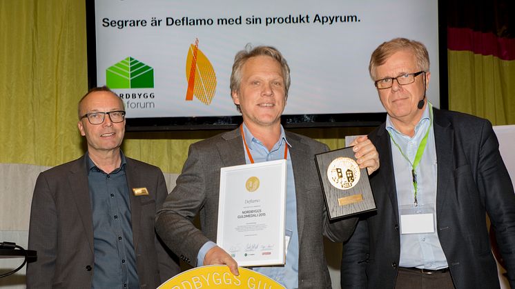 Deflamo vinnare av Nordbyggs guldmedalj 2015 