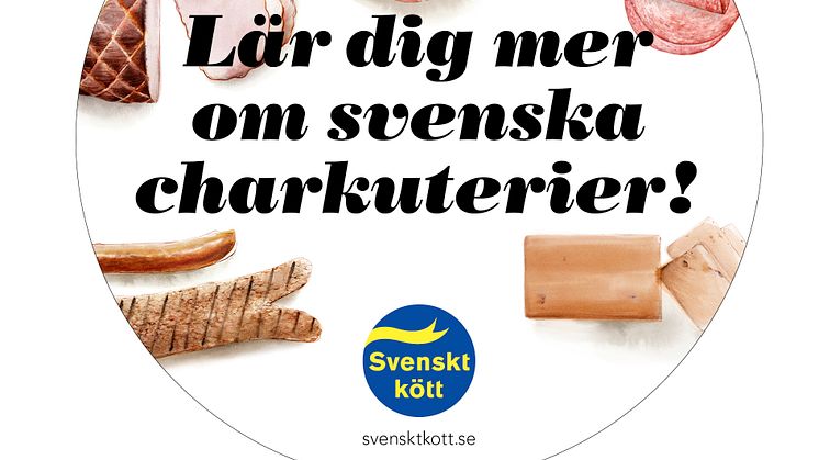 Golvsticker, "Lär dig mer om svenska charkuterier!"