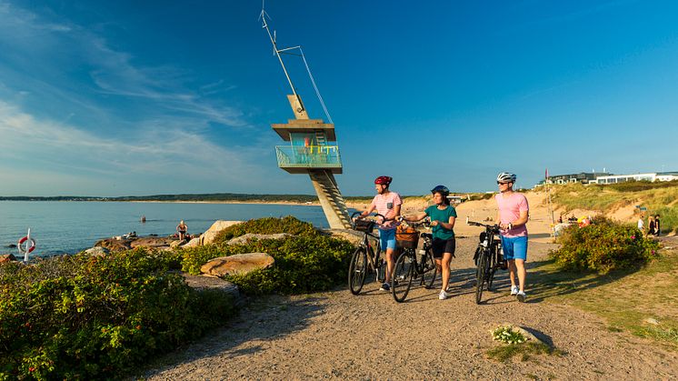 Cykelturismen var en av tillväxtområdena för Halmstad under 2018. Foto: Patrik Leonardsson 