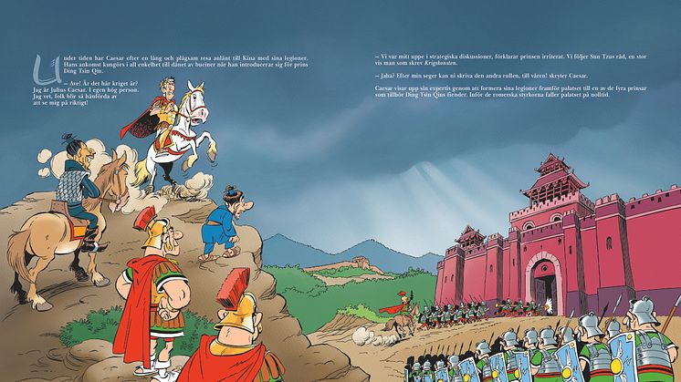 Asterix I Drakens Rike bokuppslag