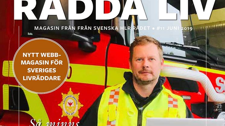 Svenska HLR-rådets magasin Rädda Liv #11 2019