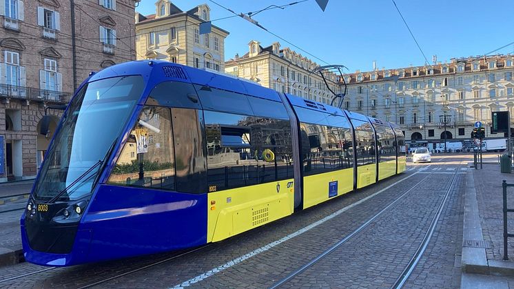 Hitachi Rail has manufactured the new trams for Turin