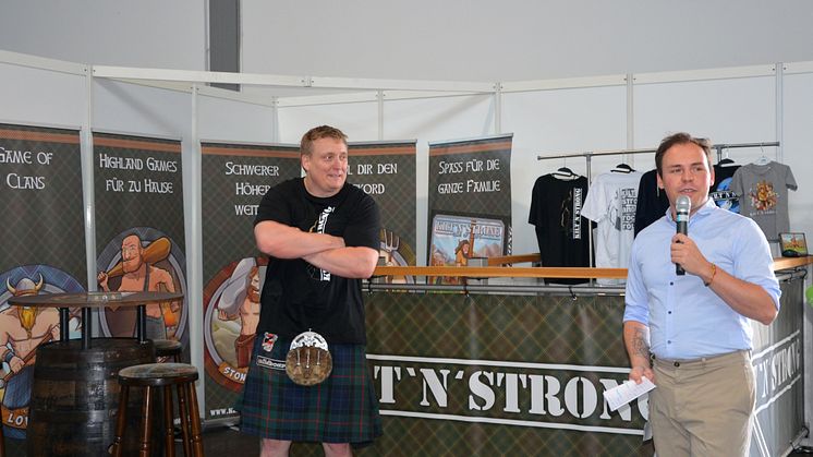 Kilt'N'Strong Game of Clans - Aussteller Stefan Kolitsch und Carsten Lorenz