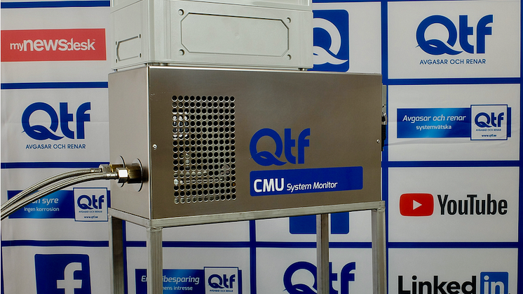 CMU System Monitor från QTF ger systemägare kontroll på syrenivåer i systemvätska