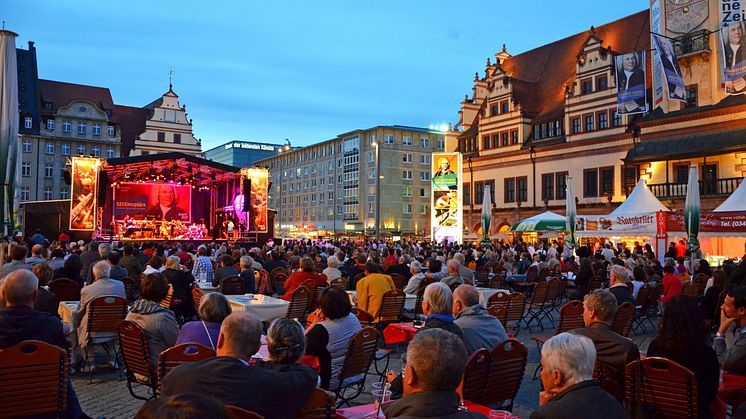 Bachfest Leipzig - "BACHmosphäre" auf dem Markt vor dem Alten Rathaus