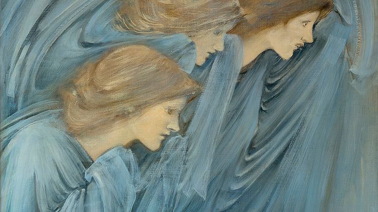 Edward Burne-Jones, The Spirit, or the Uninterpreted Dream, omkr. 1890, olja på duk, fotograf Guillaume Benoit. Bild beskuren