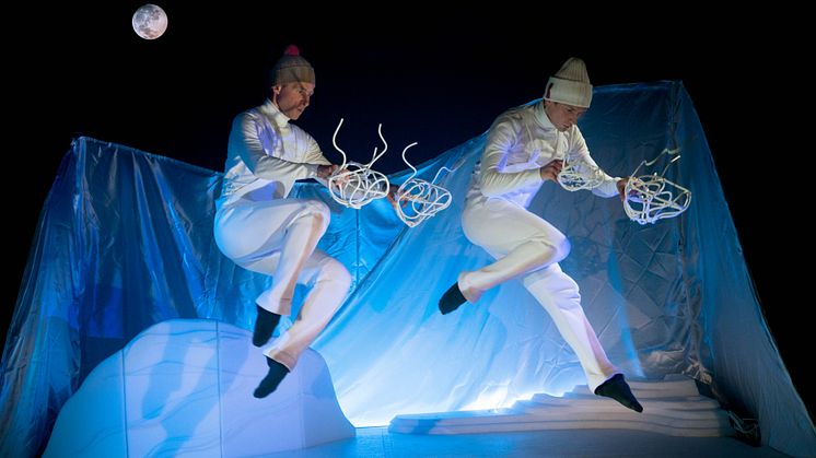 Snö av Dockteatern Tittut, en av många föreställningar på bibu 2022. Foto: Jonas Jörneberg