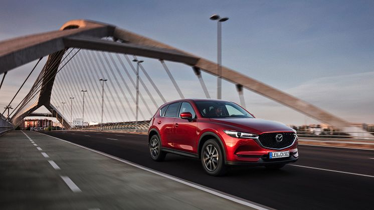 Nya Mazdas CX-5 uppnår 5 stjärnor i Euro NCAP test