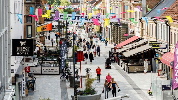 Halmstads centrum är attraktivt visar ny handelsutredning