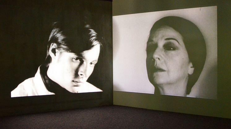 Blick in die Ausstellung "I`LL BE YOUR MIRROR. Screen Tests von Andy Warhol"