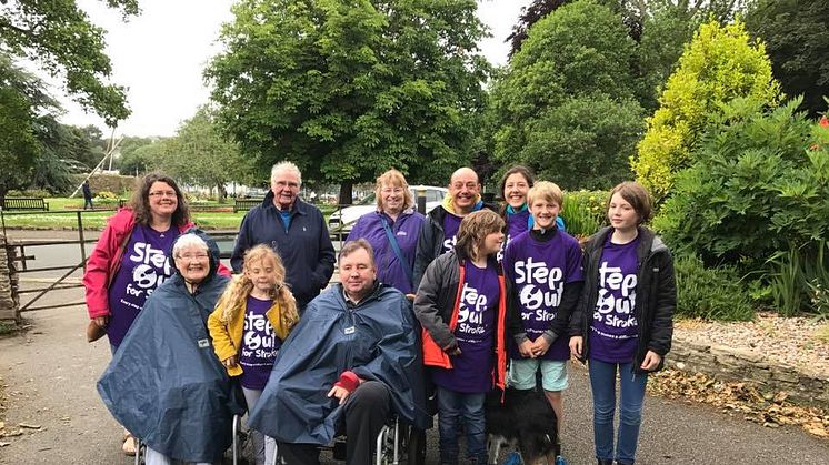 Survivors take a Step Out for Stroke in Truro