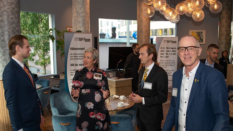 Philip Trobeck, Melania Balseiro, David Bodin och Joachim von Stedingk. ​Foto: Ewa Malmsten Nordell, Fotofralla