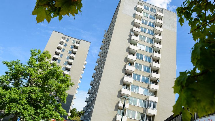 Energieffektivt renoverade hus i Valla torg – en hållbar lösning inom stadsutveckling som Stockholmshem genomförde i projektet GrowSmarter.