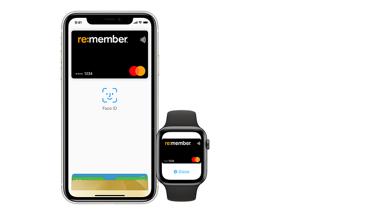 Entercard-customers with re:member cards can pay with med Apple Pay