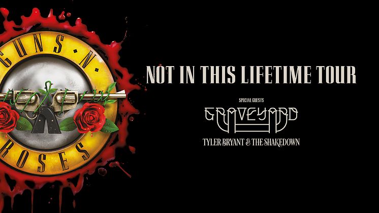 Graveyard och Tyler Bryant & The Shakedown öppnar för Guns N' Roses på Ullevi