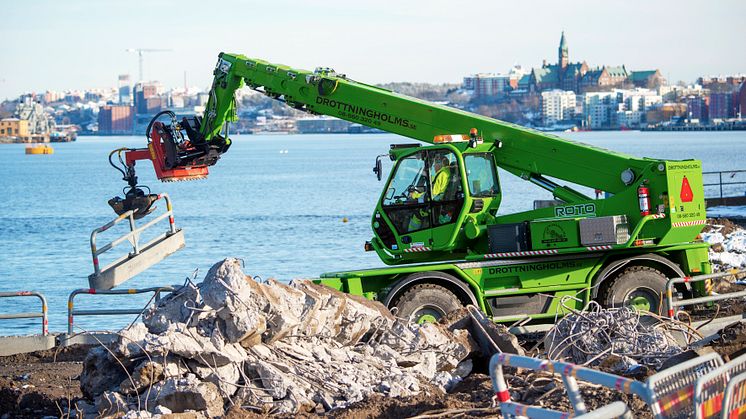 Mitt i Stockholm är eldriften uppskattad, för miljöns skull.