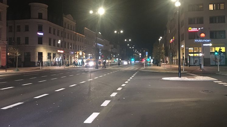 ​Vi skapar möjligheter för effektfull belysning på Drottninggatan och Järnvägsgatan