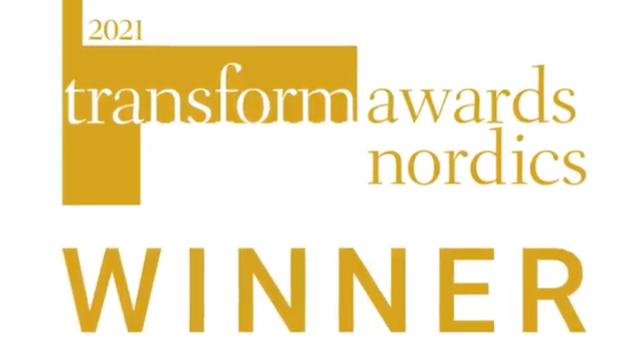 Uni3 wins Transform Nordics Awards 2021