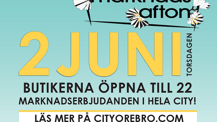 Marknadsafton i Örebro för 51:a året!
