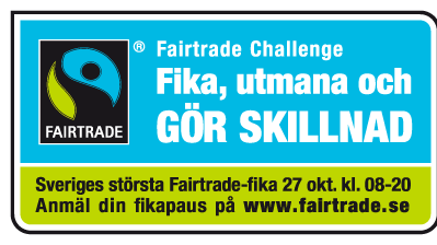 Norrköpingbor deltar i rekordfika för att sätta fokus på Fairtrade