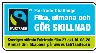 Växjöbor deltar i rekordstor fika för att sätta fokus på Fairtrade