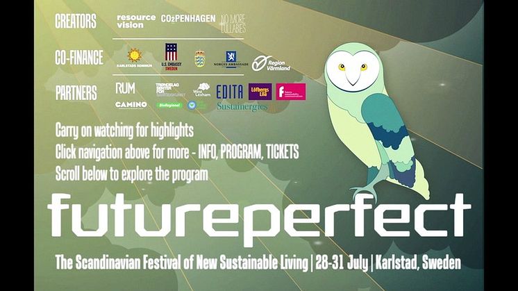FUTUREPERFECT Festival - is an adventure in living well