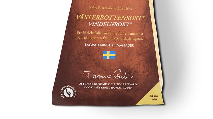 Från Burträsk och Vindeln med kärlek: Västerbottensost® Vindelnrökt®