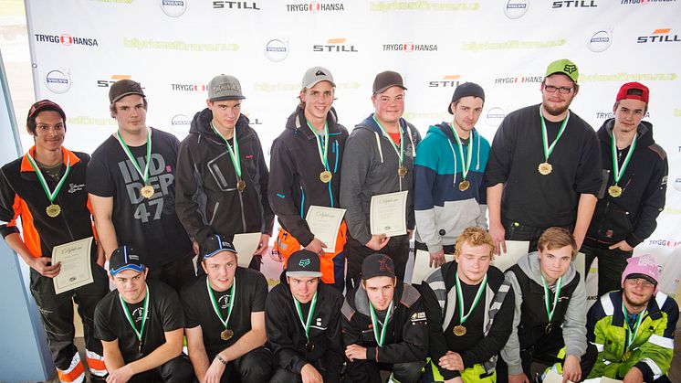 Samtliga deltagare från Kvaltävling till Yrkes-SM i Östersund