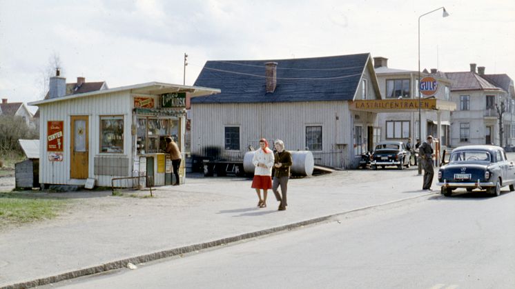 Forshaga Storgatan 1959. Foto Nils Möller.