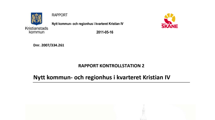 Nytt kommun- och regionhus rapport 