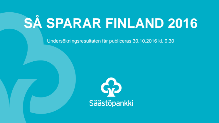 Så Sparar Finland 2016