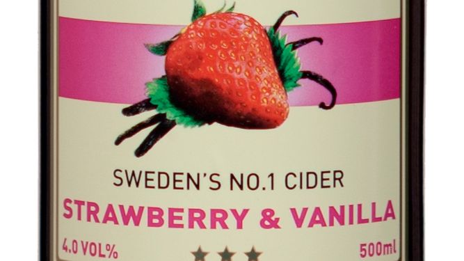 Herrljunga Cider Strawberry & Vanilla