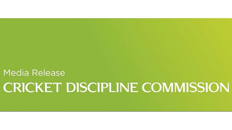Cricket Discipline Commission Hearing - Jason Roy