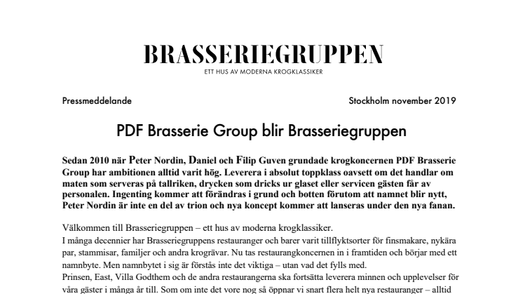 PDF Brasserie Group blir Brasseriegruppen
