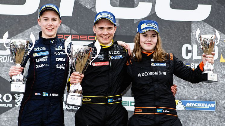 Första segern – och mästerskapsledning för Lundqvist i Formula STCC Nordic