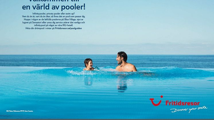 Poolfokus i Fritidsresors vinterkampanj